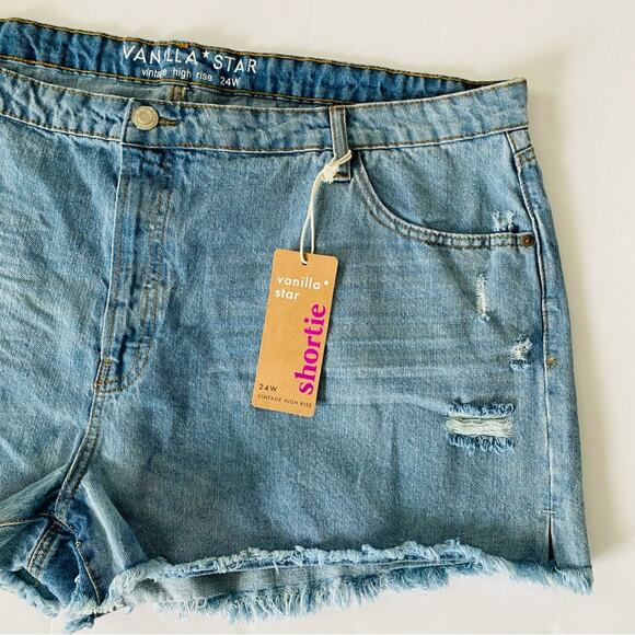 Vanilla Star | Vintage High Rise Shortie NWT 24W - Picture 13 of 13